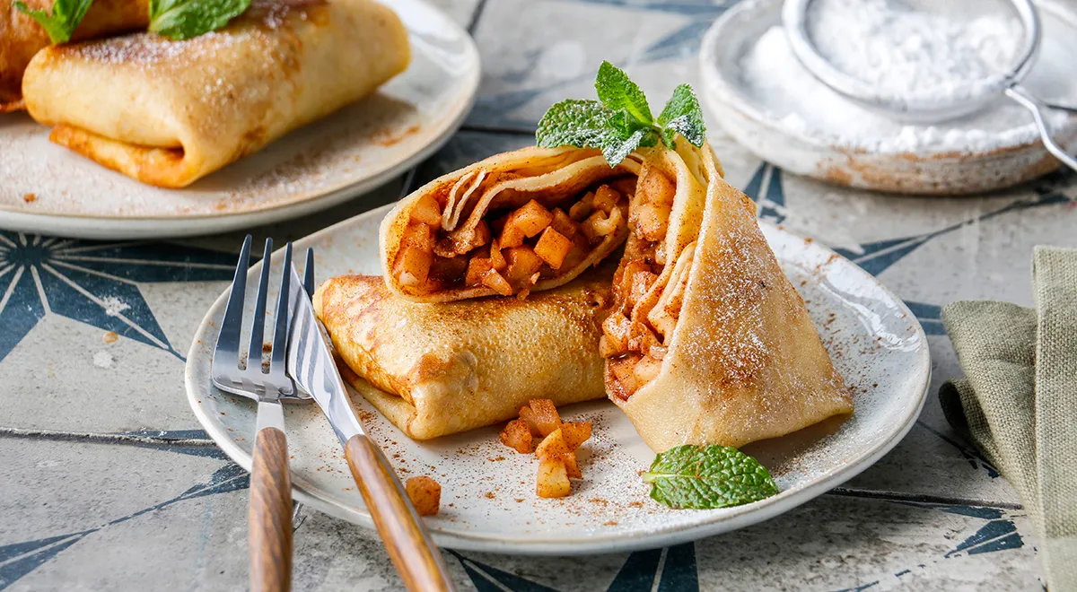 Блины на блинной муке прекрасно дружат со сладкими добавками