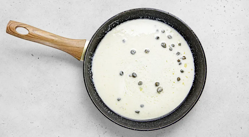 Гребешки в сливочном соусе