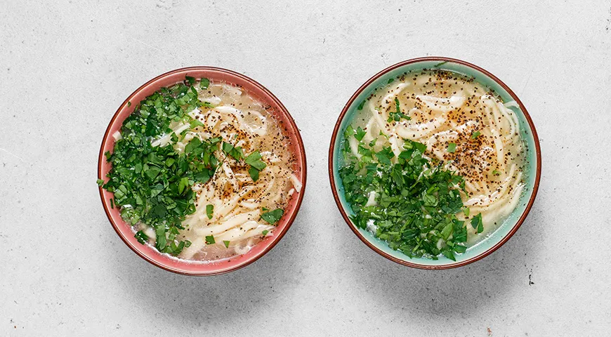 Токмач (татарский суп с лапшой)