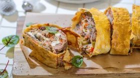 Рецепты с баклажаном и говяжьим фаршем жирным