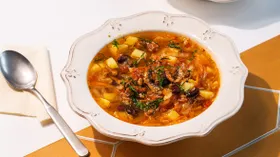 Борщ с килькой