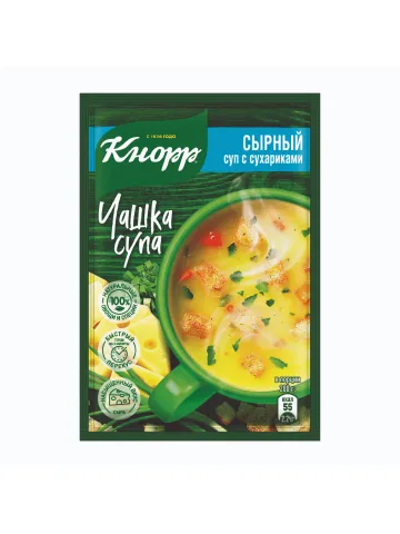KNORR Чашка Супа Сырный с сухариками 15,6г