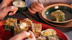 Студень с овощами