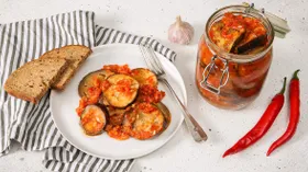Рецепты с чесноком, маслом растительным и баклажаном