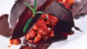 Рецепты с фруктами, шоколадом и клубникой