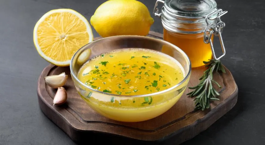 Маринад для печени из меда и лимонного сока