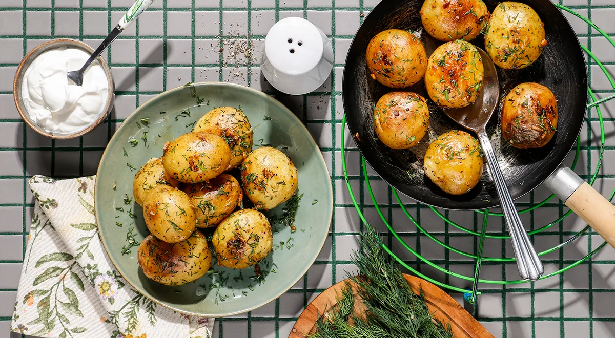 Рецепт жареной молодой картошки