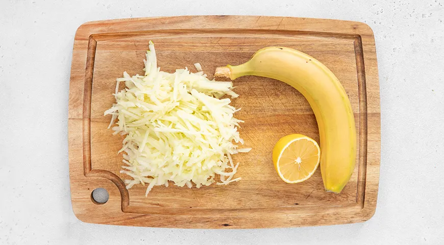 Постный яблочный кекс