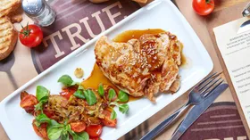 Рецепты с картофелем, соусами и черри