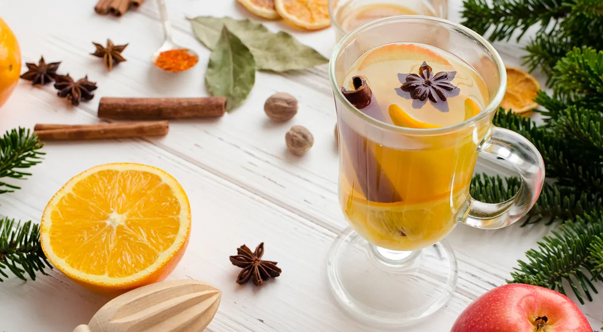 Глинтвейн на белом вине