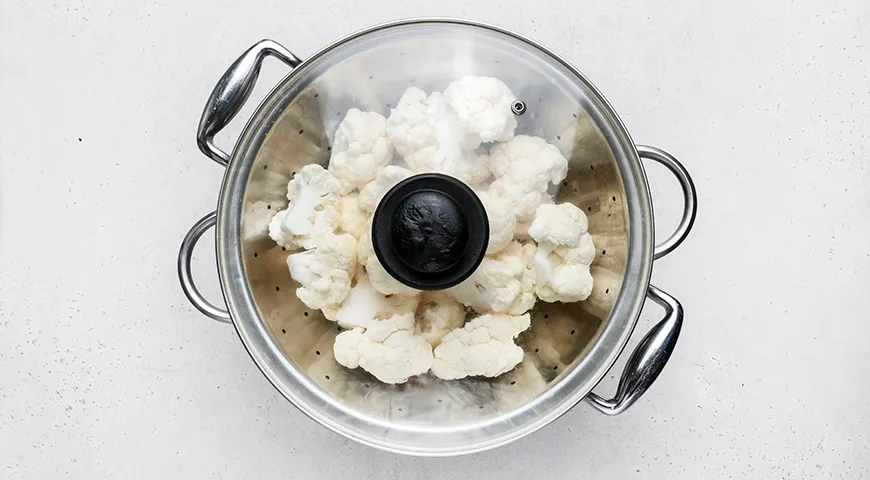 Цветная капуста на пару