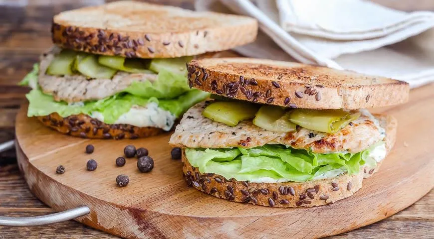 Бутерброды со свининой