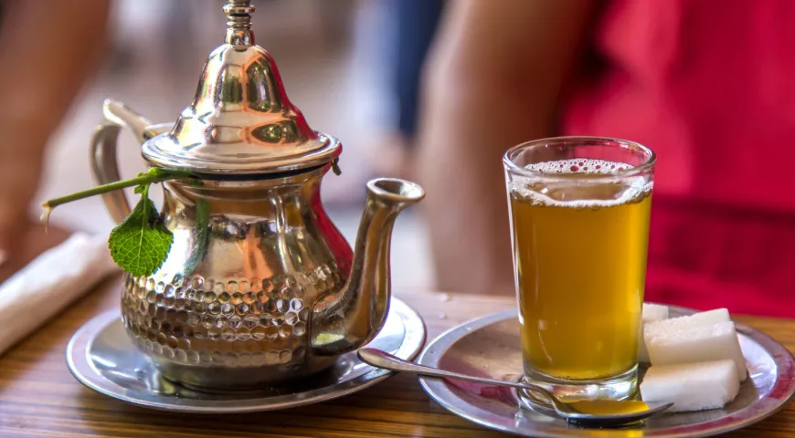 Марокканский чай очень ароматный и уютный
