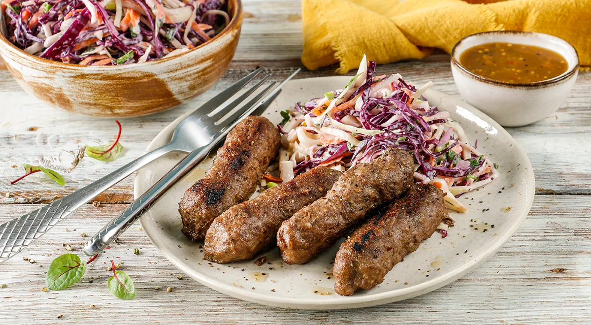 Рецепт мититеи, молдавских колбасок из мясного фарша с говяжьим жиром