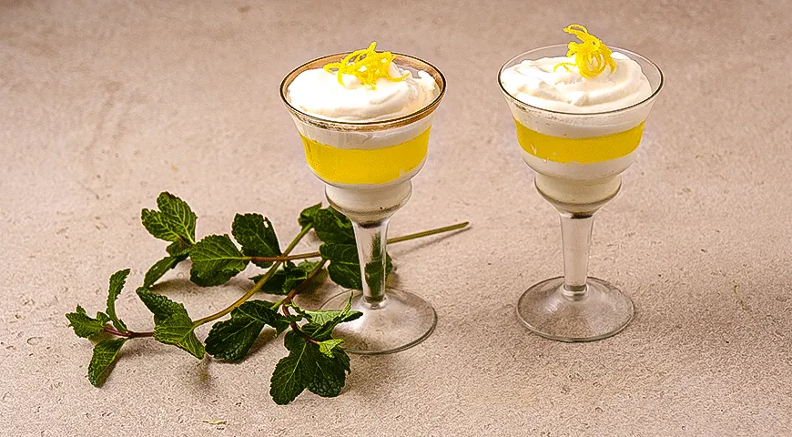 Лимонный десерт