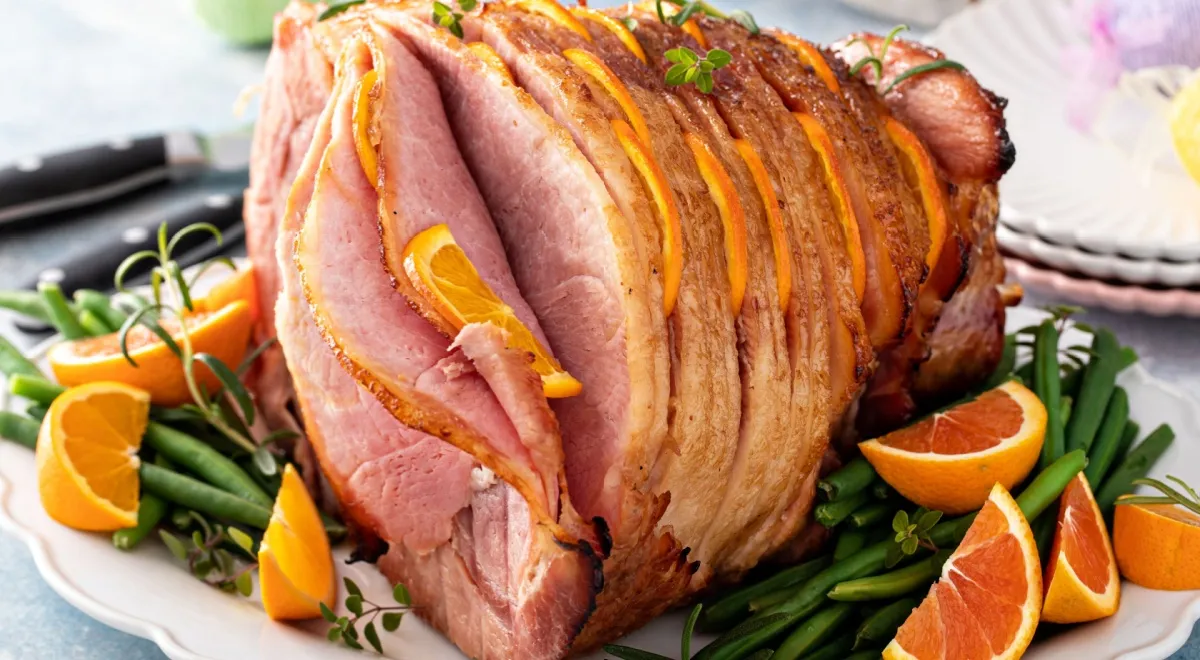 Глазированный окорок