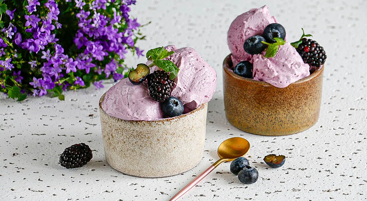 Ягодное мороженое