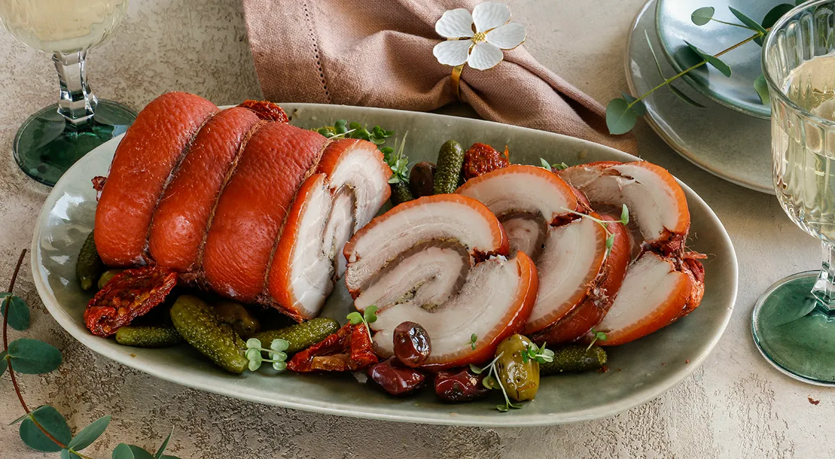 Рецепт вареного рулета из пузанины