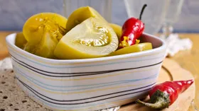 Зеленые помидоры без уксуса на зиму