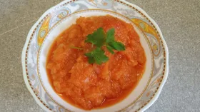 Запечённая кабачковая икра