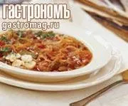 Постные кислые щи  