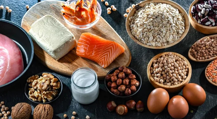 Оптимальный баланс достигается при сочетании в диете растительных и животных источников белка 