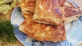 Блинчики с молодой капустой