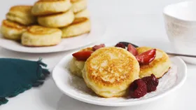 Сырники с изюмом