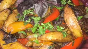 Рецепты с овощами, мясом и уцхо-сунели