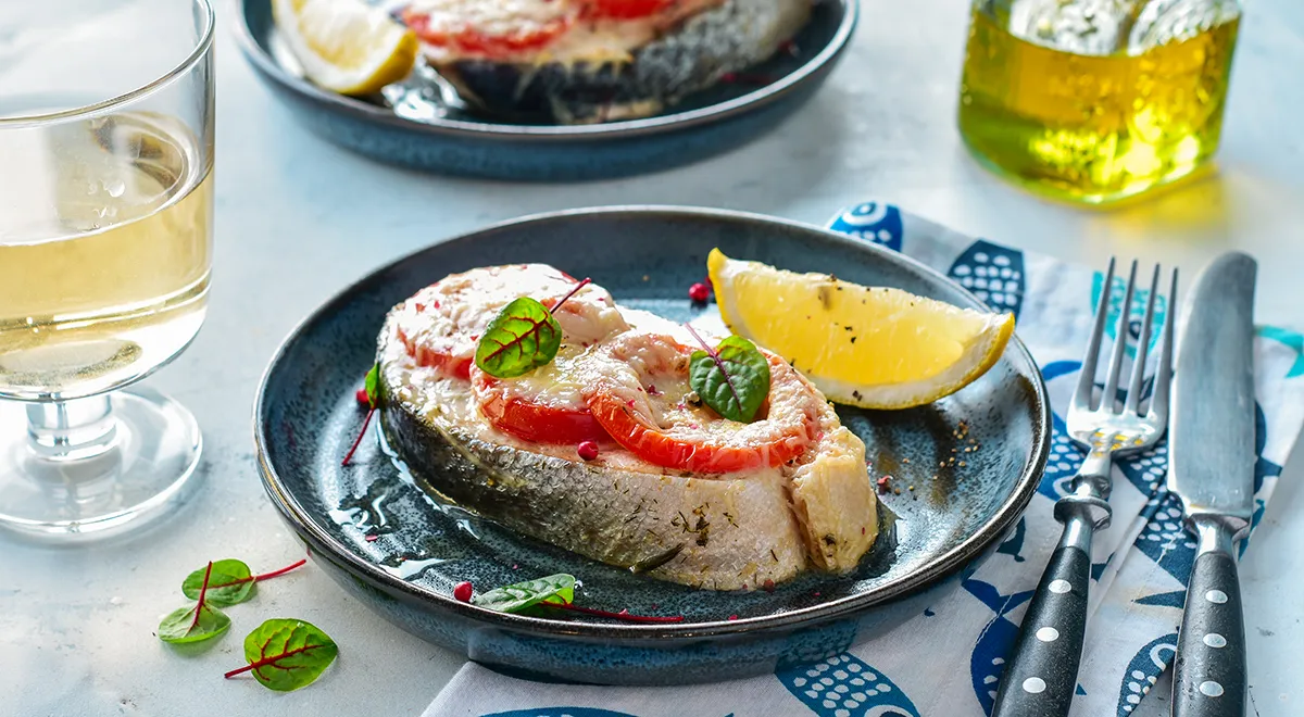 Рецепт сочного стейка кеты в духовке