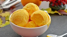 Тыквенно-апельсиновое мороженое
