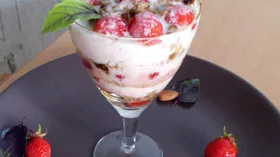 Рецепты с сырами, йогуртом и фруктами