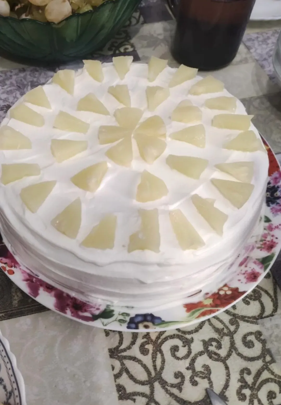 торт сливочный с бананом