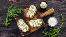 Закуски с творогом