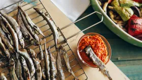 Рецепты с овощами, маслом растительным и рыбой морской