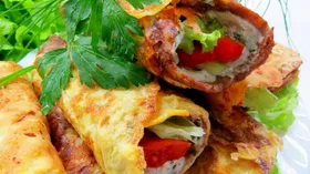 Рецепты с яйцом куриным, мясом и соусами