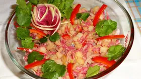 Простые рецепты с салатом и редькой