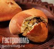 Пирожки с квашеной капустой и грибами