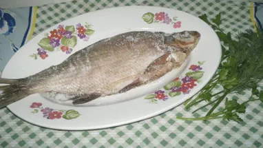 Речная рыба запеченная в духовке