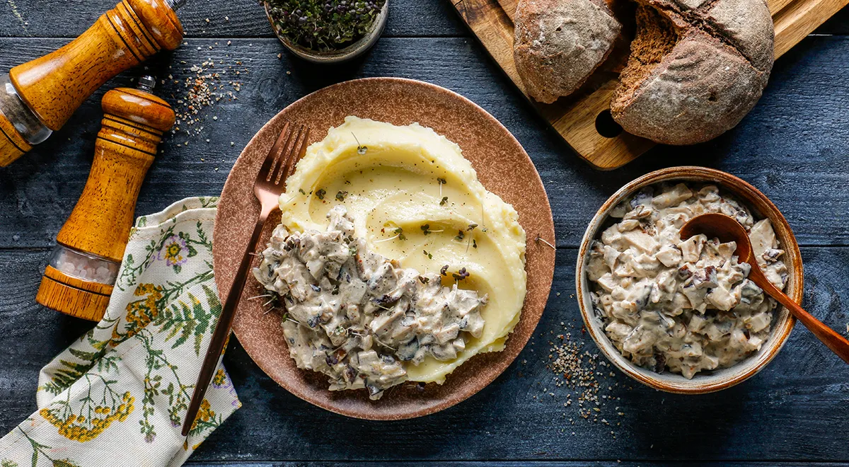 Грибная подлива из сушеных грибов