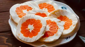 Мандарины в снегу