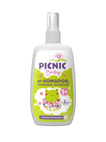 Picnic Baby - Спрей от комаров, 120 мл