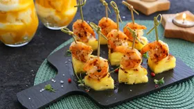 Рецепты новогоднего меню с ананасом