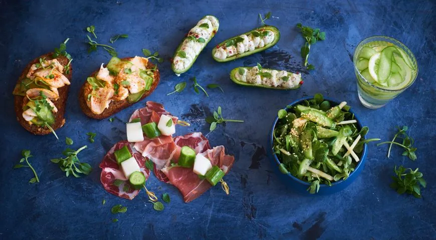 Свежие огурцы: небанальные сочетания с другими продуктами