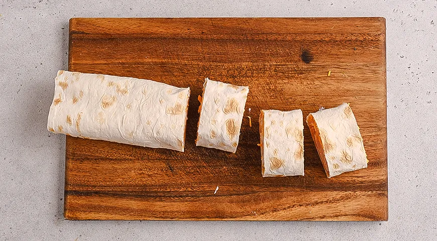 Рулетики с ветчиной