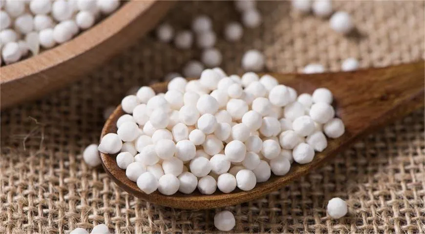 Самое нежное — это мелкое саго, идеальное для десертов