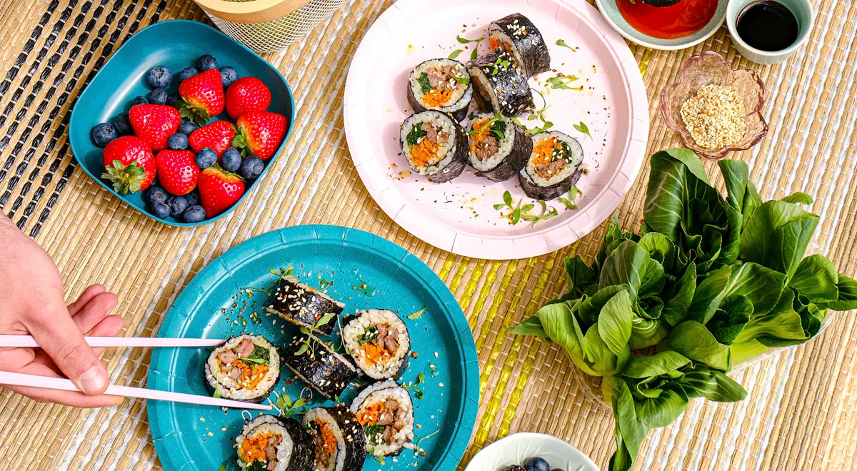 Ролл кимбап