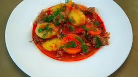 Мясо, тушёное с овощами - Нарханги