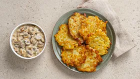 Грибной соус из шампиньонов с молоком и сыром