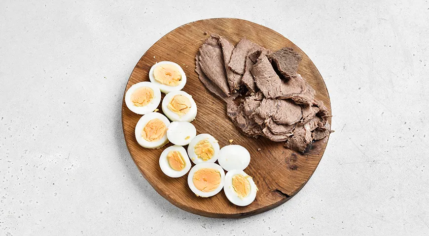 Пицца «Оливье»